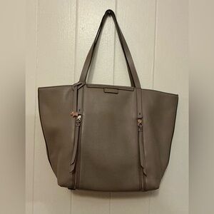Very Rare Taupe Radley London Pen-hurst X-Large Pebbled Leather Tote Handbag Bag